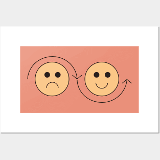 Turn That Frown Upside Down Posters and Art